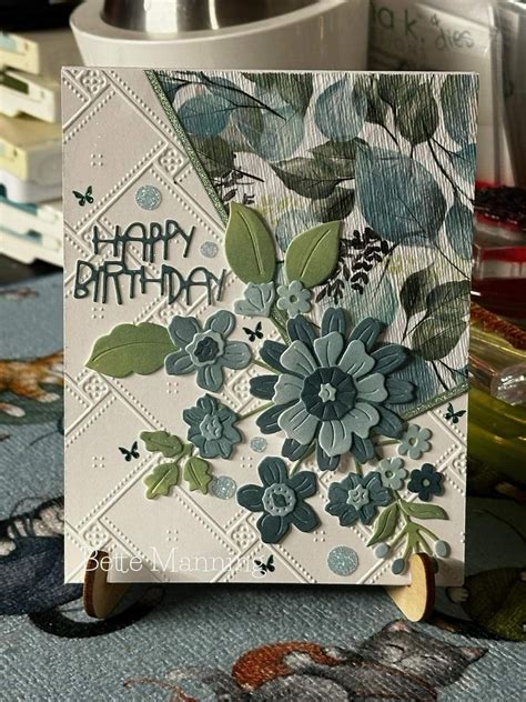 Handmade Birthday Card with Designer Paper