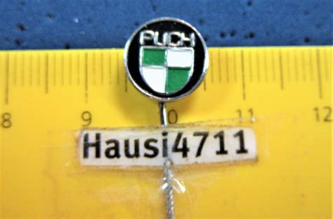 Puch A Brd Auto Lkw Logo Anstecknadel Klein Vintage Silbrig Acheter