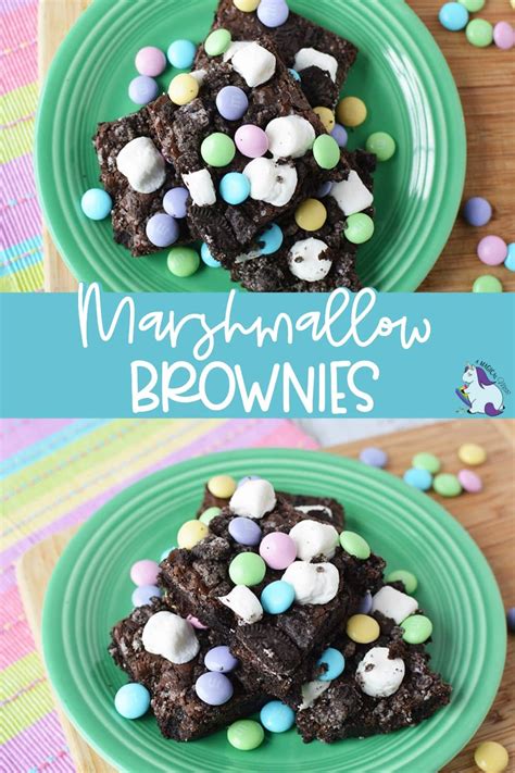 Chocolate Marshmallow Brownies | A Magical Mess