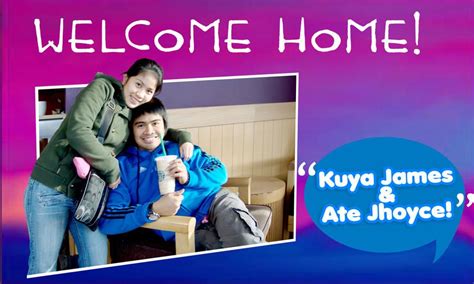 Beautiful Welcome Home Tarpaulin In Tagum City