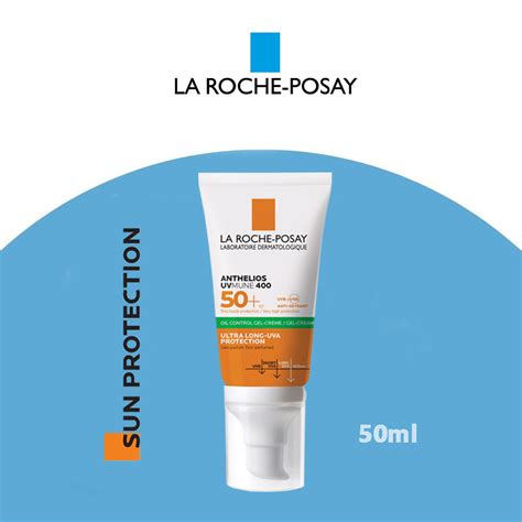 La Roche Posay Sunscreen Anthelios Uvmune 400 Oil Control Gel Cream Spf50 Sunblock Cream For