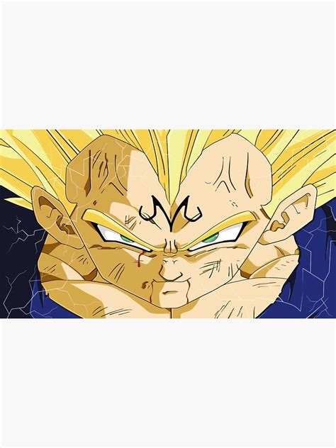 Majin Vegeta Sticker For Sale By Vicmart31 Redbubble