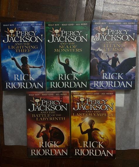 Percy Jackson Complete Series Hobbies And Toys Books And Magazines