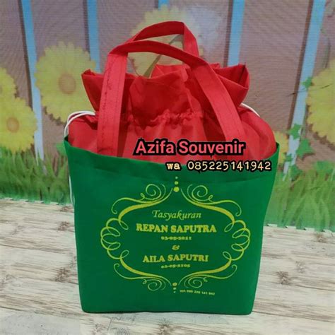 Jual Tas Souvenir SERUT Spunbond Hajatan Tasyakuran Hantaran Berkat