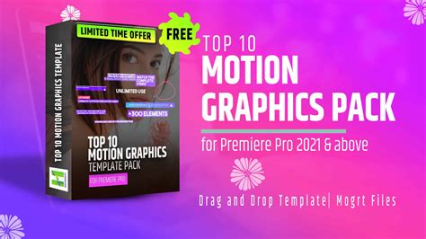 Top 10 Motion Graphics Templates For Premiere Pro Harshvardhanart