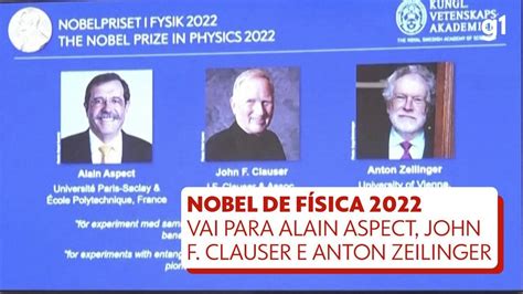 Nobel De F Sica Vai Para Tr S Cientistas Por Descobertas Sobre A