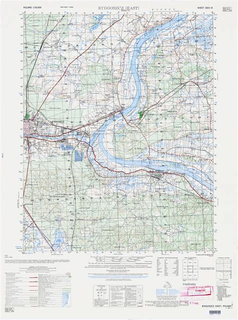 Ameryka Ska Mapa Topograficzna K R Stare Mapy Bydgoszczy I