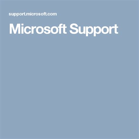 Microsoft Support | Microsoft support, Microsoft, Tech sites