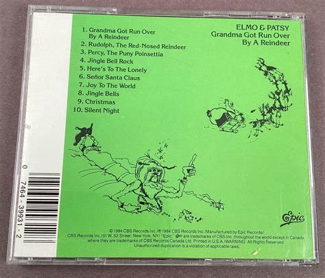 Grandma Got Run Over By A Reindeer By Elmo And Patsy Cd 1988 Jingle Bell