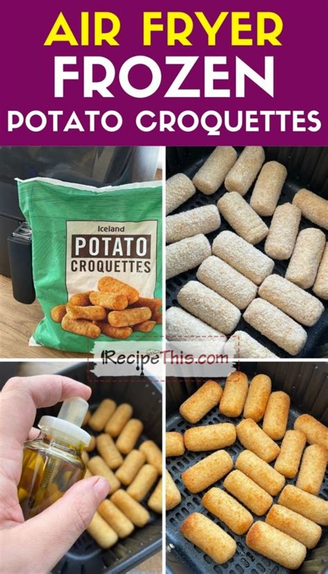 Air Fryer Frozen Potato Croquettes Recipe This