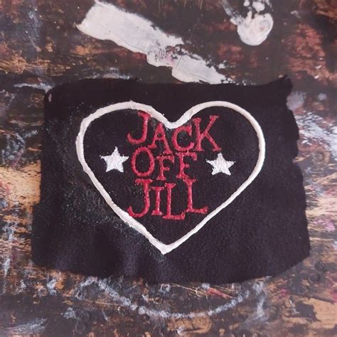 Diy Jack Off Jill Band Logo Patch Punk Patches Patch Ideas Diy Punk