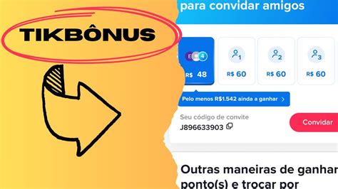 B Nus De Convite Do Tiktok Ganhe R Reais Ao Vincular O C Digo