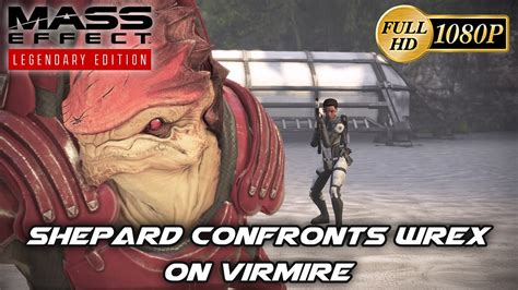 Shepard Confronts Wrex On Virmire Mass Effect™ Legendary Edition Youtube