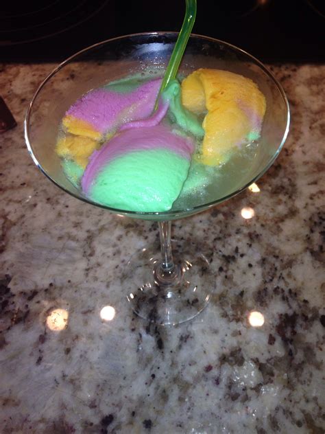 Champagne And Rainbow Sherbet Cocktails Made By Yours Truly Cocktail