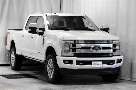 New 2018 Ford F-250 LIMITED White Platinum Tri-Coat Metallic for sale