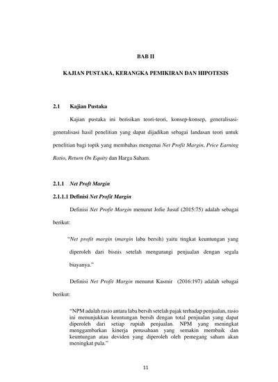 BAB II KAJIAN PUSTAKA KERANGKA PEMIKIRAN DAN HIPOTESIS Kajian Pustaka