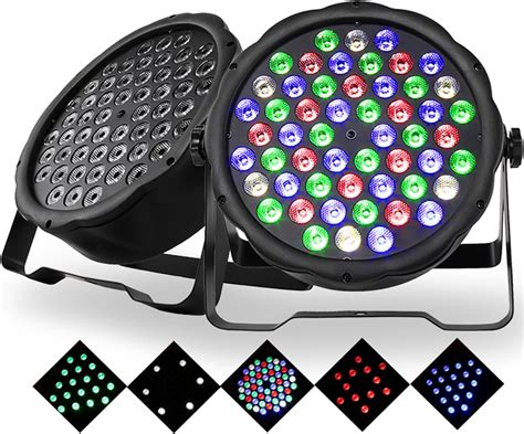 Geallmg Luces De Escenario Ca N De Leds Rgb W R Tmico Dmx