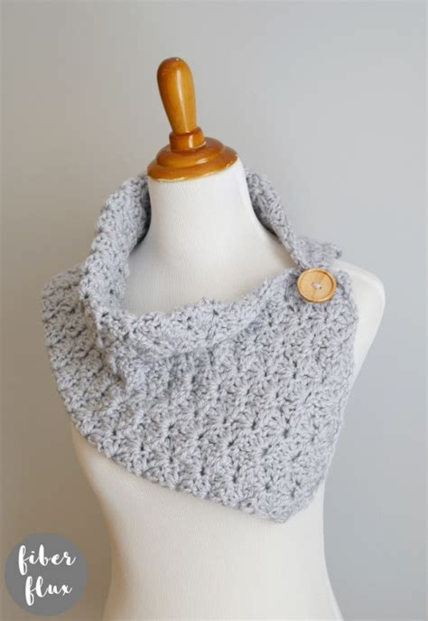 14 Free Crochet Button Cowl Patterns Crochet Scout