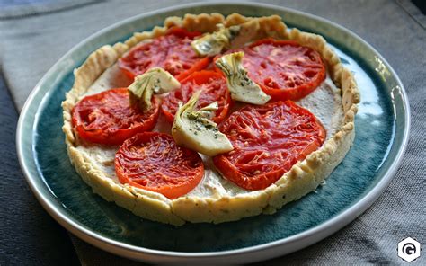 Tarte rustique à la tomate ricotta et moutarde Recettes Gastronomico