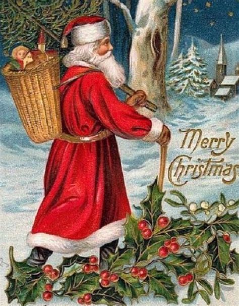 Victorian Christmas Print 1800s Holiday Artold World Etsy