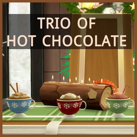 Hot Chocolate Trio The Sims Mods CurseForge