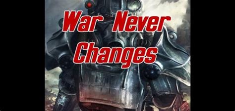 War Never Changes Gameplay Overhaul Fallout Mod