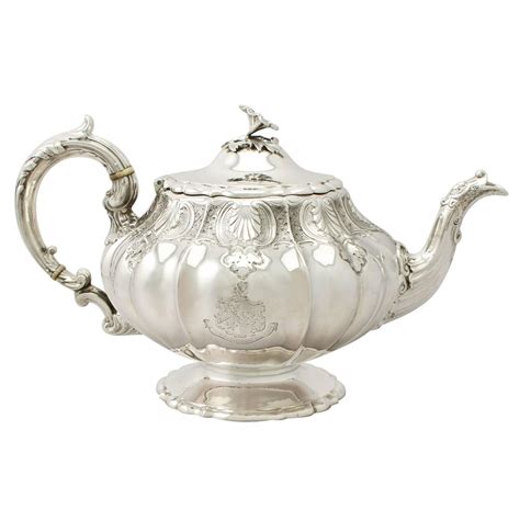 Sterling Silver Teapot, Antique Victorian at 1stdibs