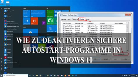 Wie Zu Deaktivieren Sichere Autostart Programme In Windows