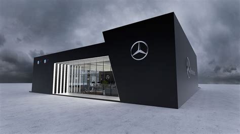 Mercedes Benz Bar Behance In Car Showroom Architecture