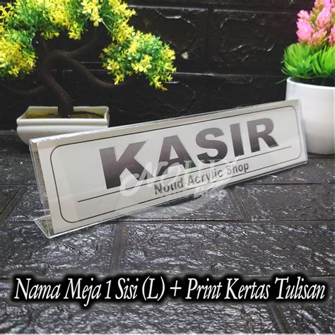 Jual Nama Meja Akrilik Acrylic Name Desk Shopee Indonesia