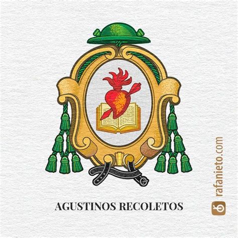 Escudo De La Orden De Agustinos Recoletos Escudo Fray Dise O Grafico