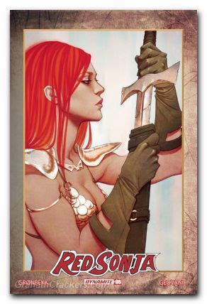 Product Details Red Sonja 6 2023 Cover F Frison Modern Icon Variant