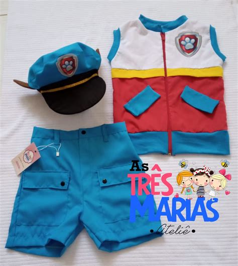 Fantasia Patrulha Canina Ryder Menino Infantil | Elo7