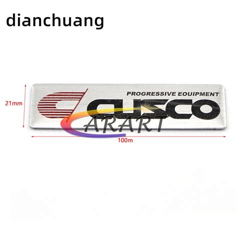 Sparco Mugen TRD Cusco HKS RS Ralliart สตกเกอรโลหะสญลกษณรถดดแปลง