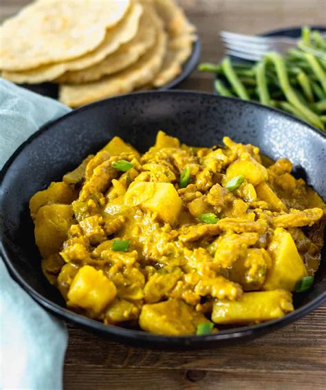 Vegan Curry Chicken Recipe Healthier Steps