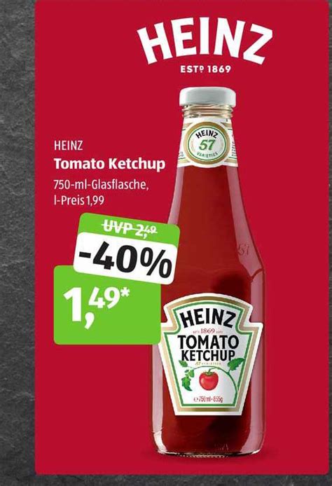 Heinz Tomato Ketchup Angebot Bei ALDI Sud