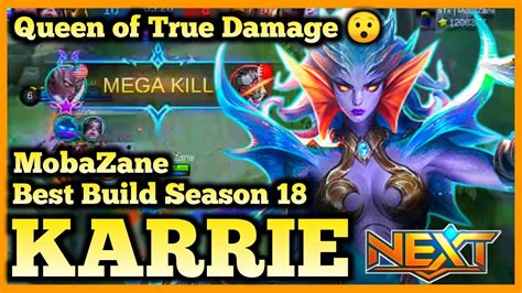 BUFFED KARRIE BEST BUILD 2020 KARRIE MOBILE LEGENDS HYPER CARRY