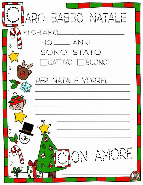 Lettera A Babbo Natale Maestramichela