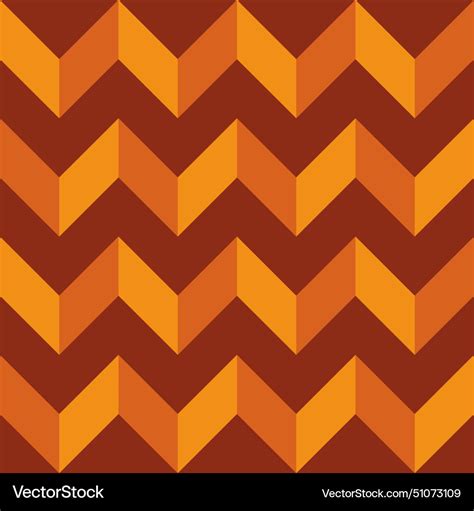 Retro Herringbone Zigzag Seamless Pattern Vector Image