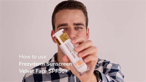 Frezyderm Sunscreen Velvet Face Spf How To Use Youtube