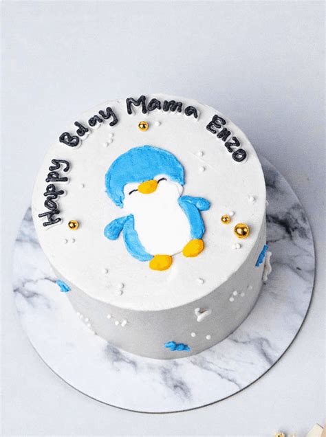 Penguin Cake Design Images Penguin Birthday Cake Ideas Pastel