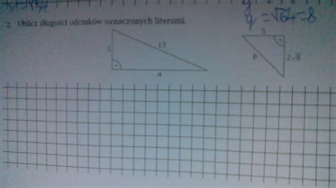 Oblicz D Ugo Odcink W Oznaczonych Literami Brainly Pl