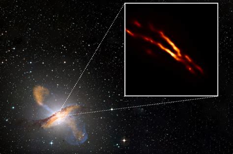 Event Horizon Telescope Captures Birth Of Black Hole Jet In Centaurus A Ars Technica