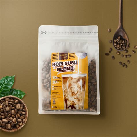 Jual Indische Biji Bubuk Kopi Susu Blend Arabika Robusta Ekonomis