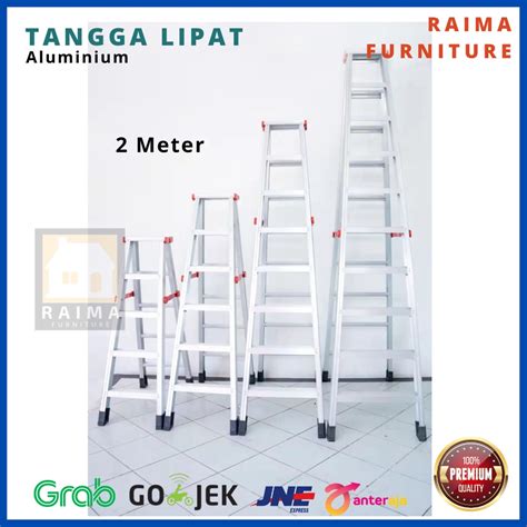 Jual Tangga Lipat 2m Tangga Lipat Original Tangga Lipat Aluminium