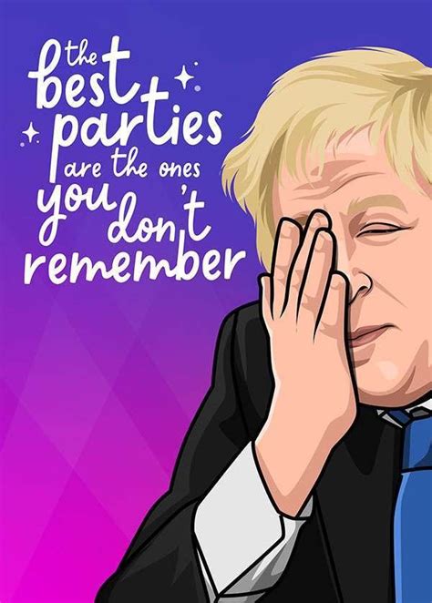 Boris Johnson Birthday Card The Best Parties Gift Delivery UK