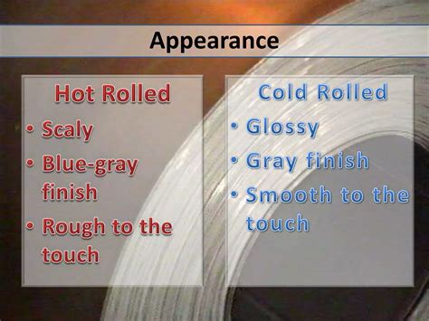 The Difference Between Hot Cold Rolled Steel PPTX
