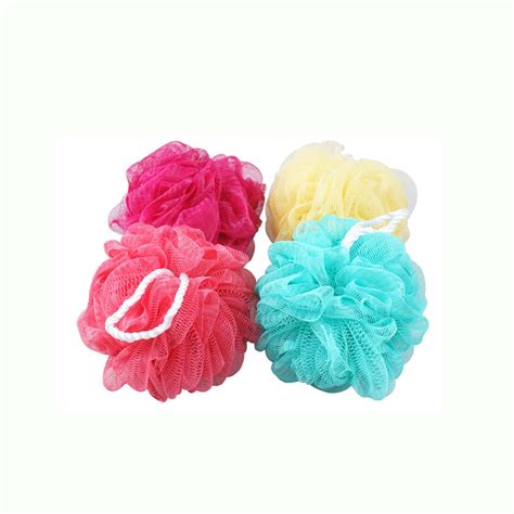 Bath Ball Sponges Loofah Lather Mesh Pouf Shower Puff Soft Body Wash