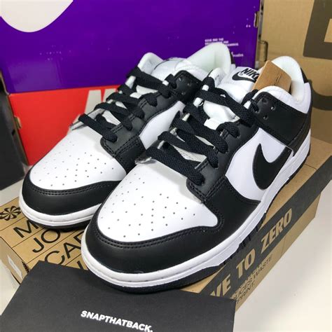 Pre Owned Nike Dunk Low Next Nature White Black Dd1873 102 Women All