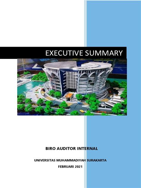 Contoh Executive Summary Pdf